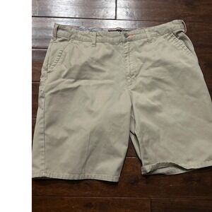 Tony Hawk Men's Shorts Size 38 Casual Khaki Flat‎ Front Skateboarding